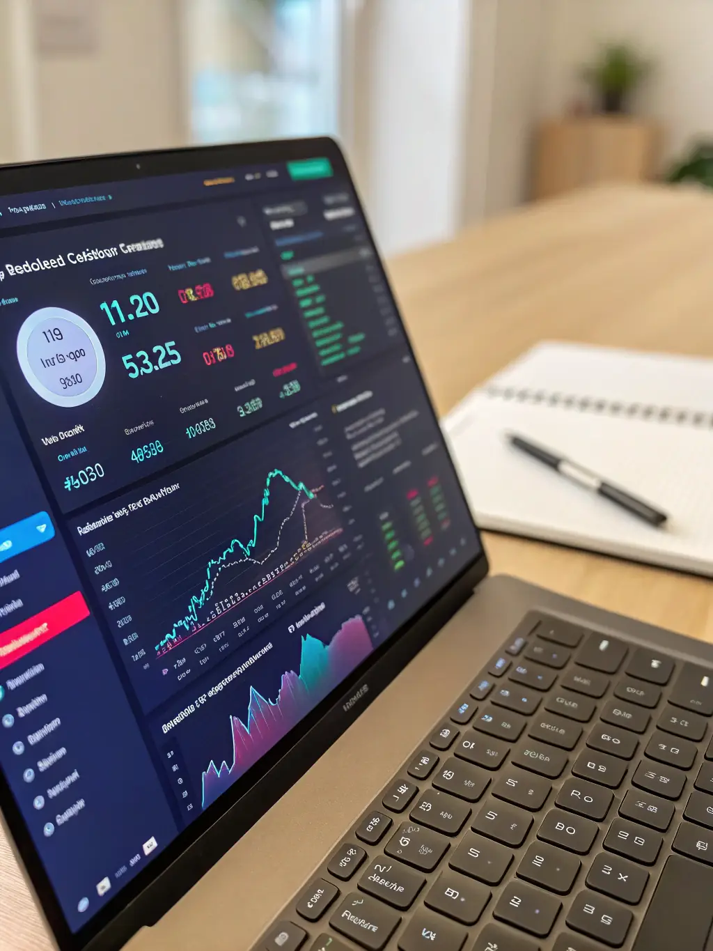 A digital interface displaying various investment options and financing plans, emphasizing the transparency and accessibility of RoyalClientZone's services.
